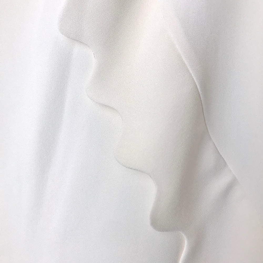 NWT Chloé Scalloped Crêpe Minidress FR36 - Picture 5 of 10